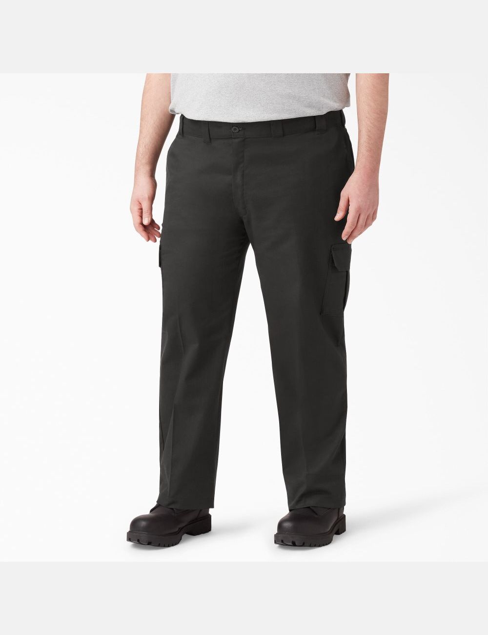 Pantalones Dickies FLEX Regular Fit Directo Leg Hombre Negras | 3108674-TW