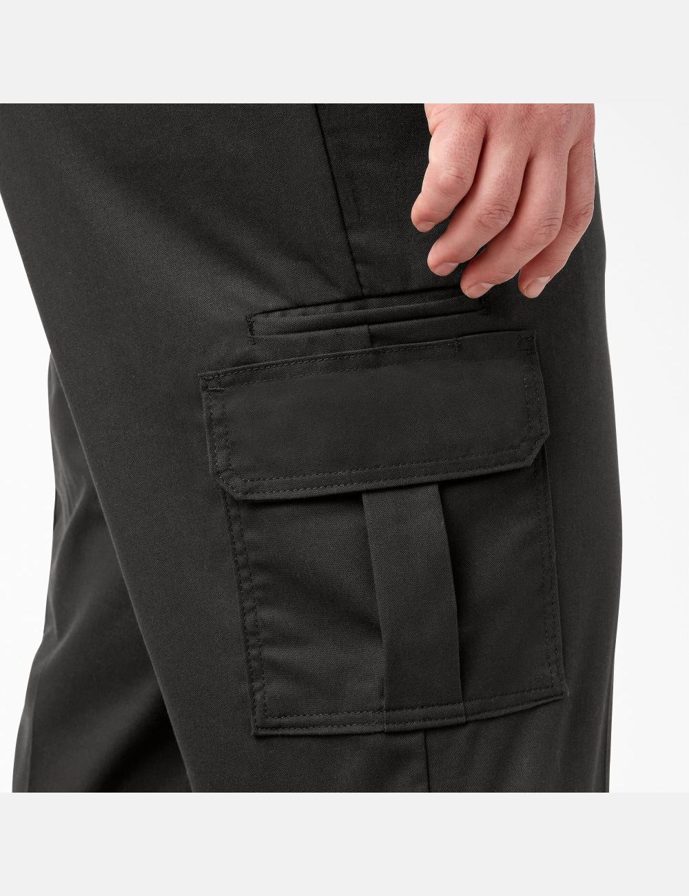 Pantalones Dickies FLEX Regular Fit Directo Leg Hombre Negras | 3108674-TW