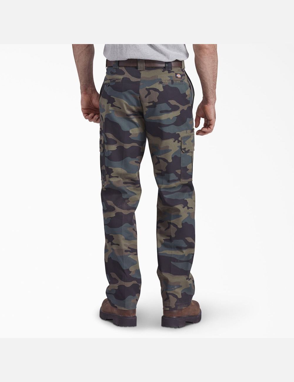 Pantalones Dickies FLEX Regular Fit Directo Leg Hombre Verde Camuflaje | 6543190-QW