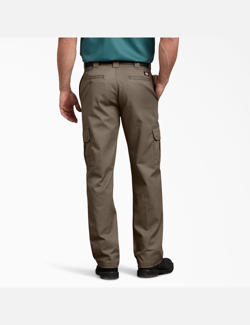 Pantalones Dickies FLEX Regular Fit Directo Leg Hombre Marrones Claro | 8261953-TB