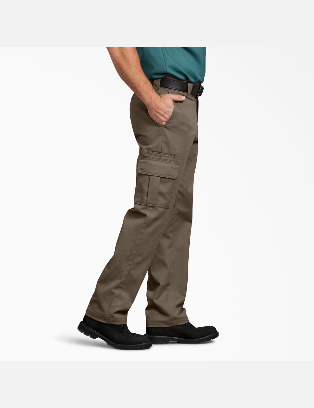 Pantalones Dickies FLEX Regular Fit Directo Leg Hombre Marrones Claro | 8261953-TB