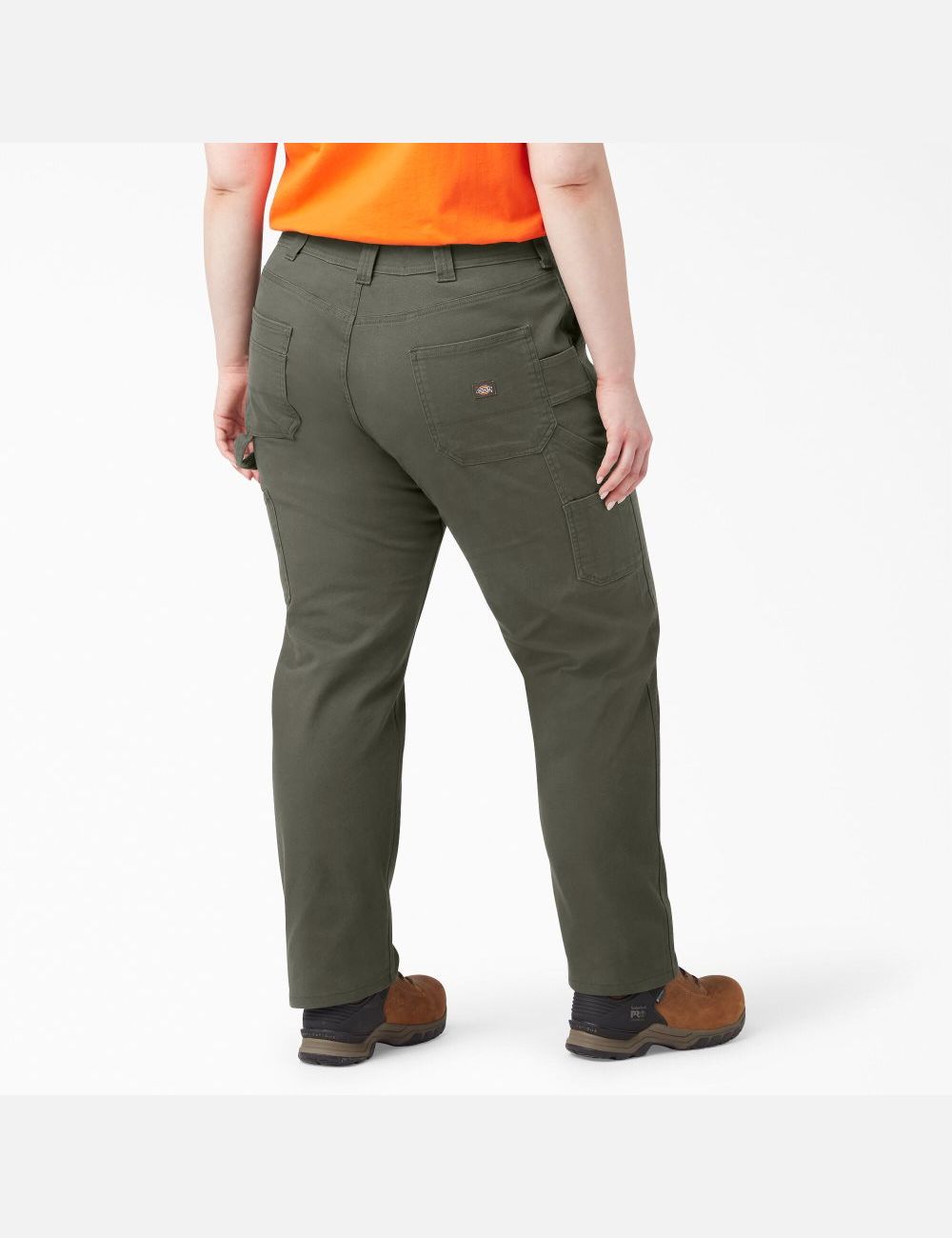 Pantalones Dickies Plus Duck Carpenter Mujer Verde | 1964083-FZ