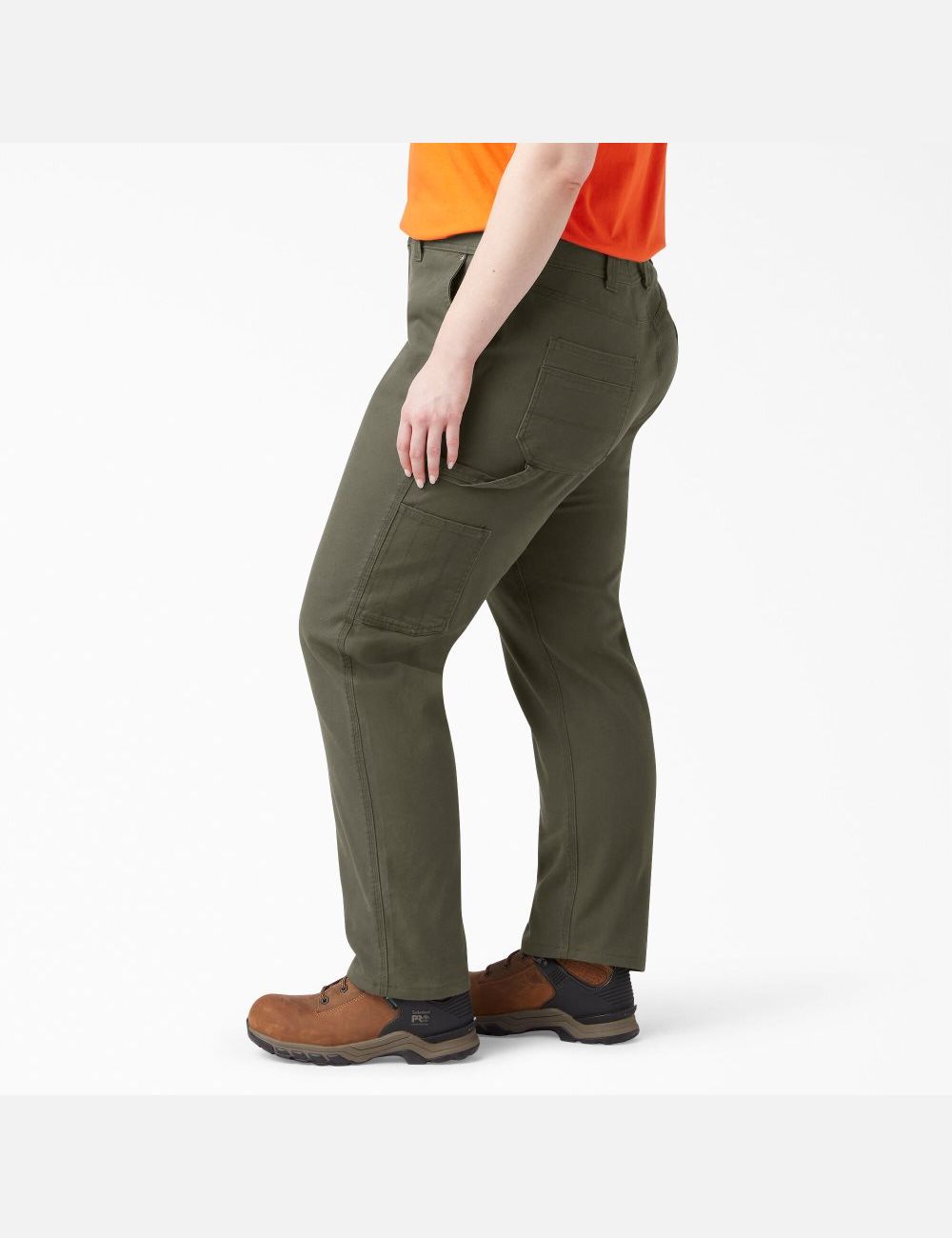 Pantalones Dickies Plus Duck Carpenter Mujer Verde | 1964083-FZ