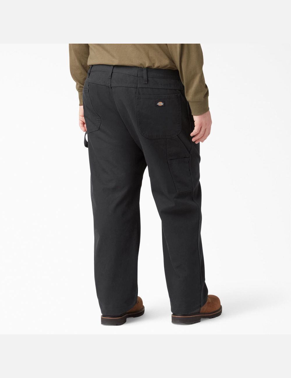 Pantalones Dickies Relaxed Fit Directo Leg Heavyweight Duck Carpenter Hombre Negras | 2548063-YW