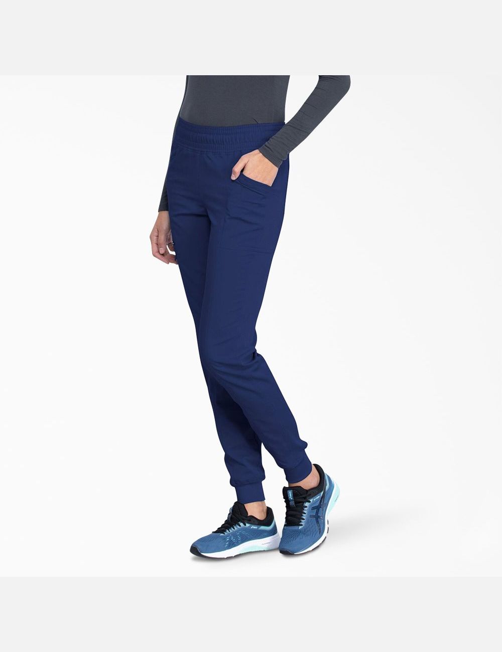 Pantalones Médicos Dickies Balance Jogger Mujer Azul Marino Azules | 0436895-CH