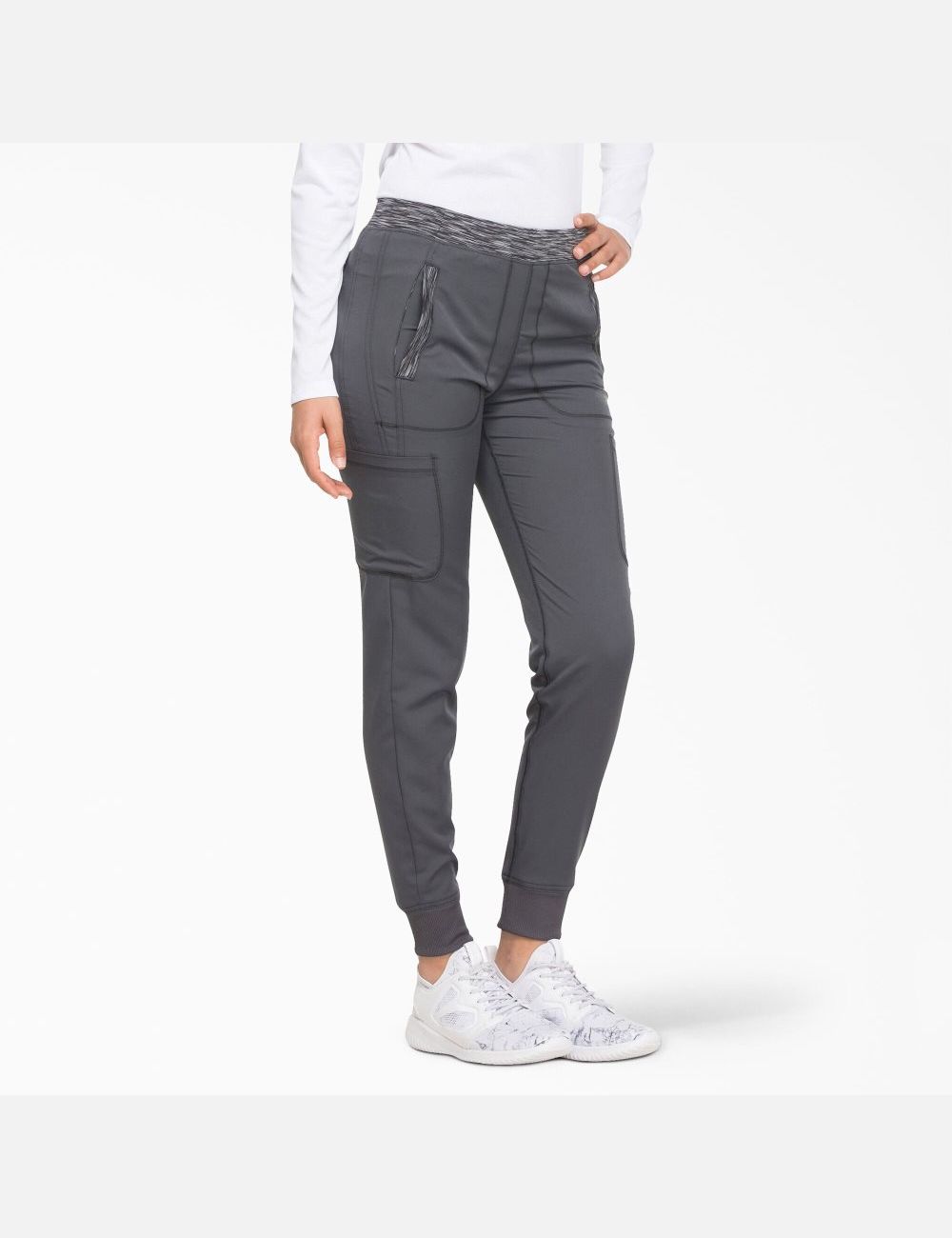 Pantalones Médicos Dickies Dynamix Jogger Mujer Azules Gris | 5341769-VQ