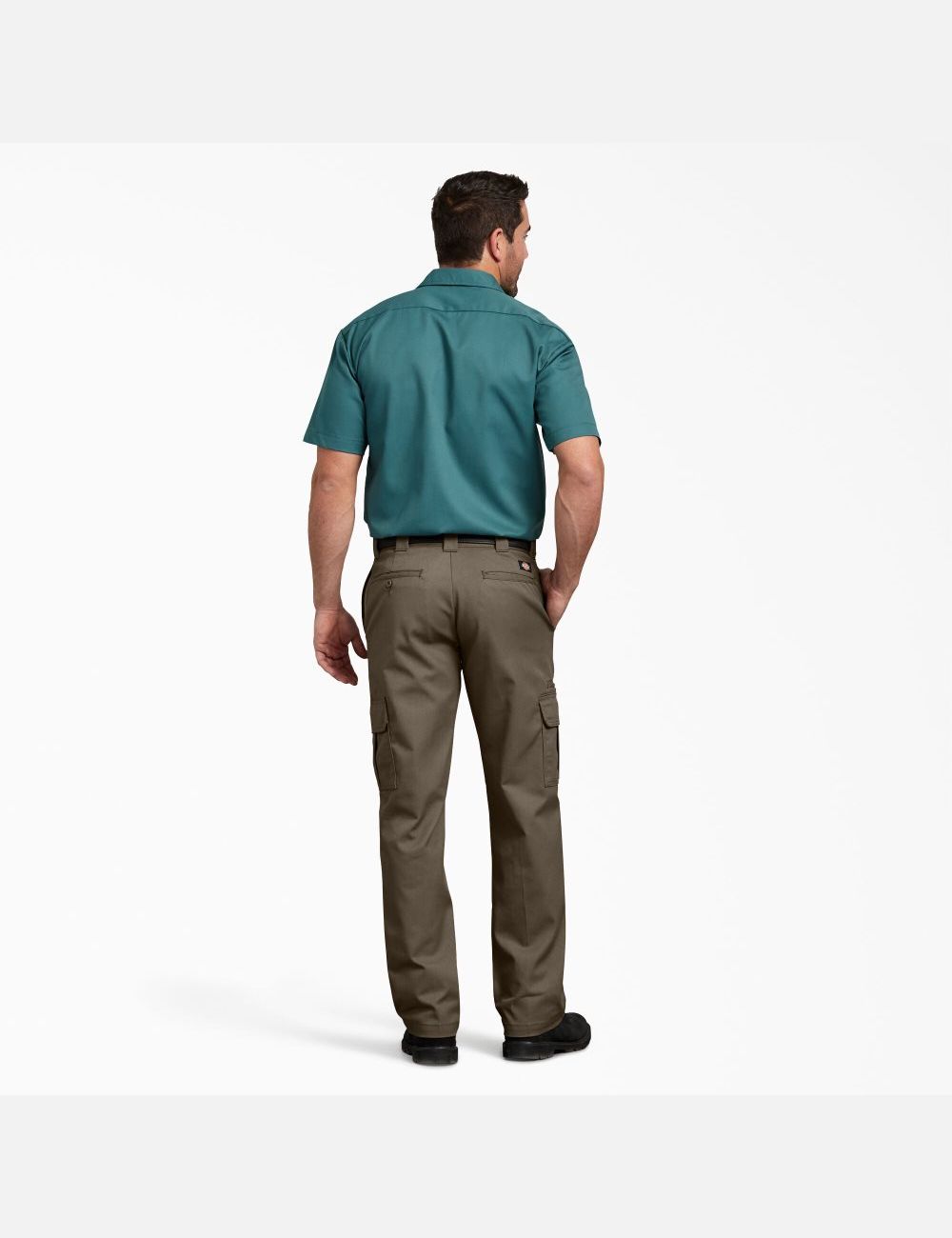 Pantalones Tipo Cargo Dickies FLEX Regular Fit Directo Leg Hombre Marrones Claro | 1948023-IM