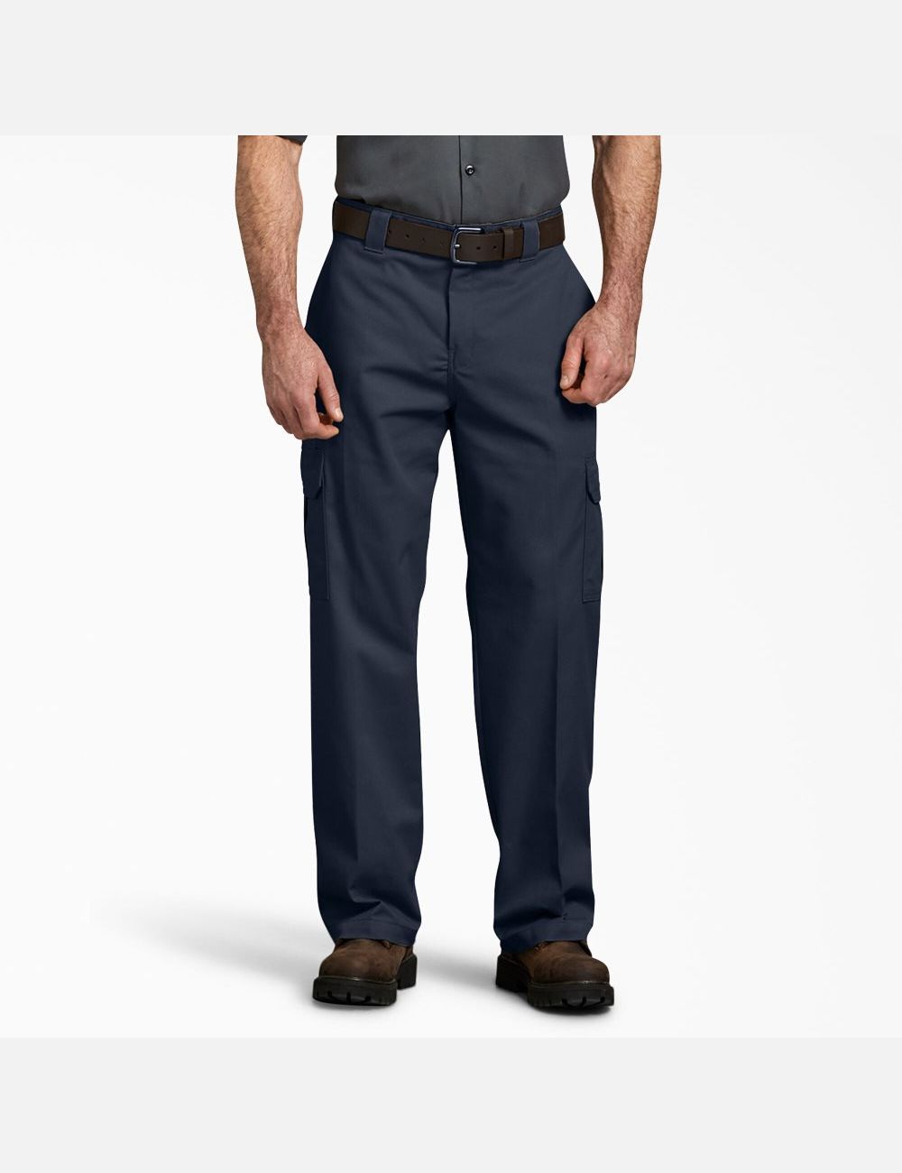 Pantalones Tipo Cargo Dickies FLEX Relaxed Fit Directo Leg Hombre Azul Marino | 3469218-UJ