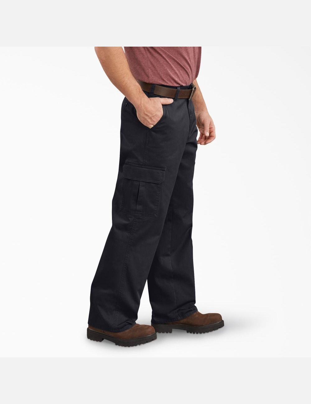 Pantalones Tipo Cargo Dickies Loose Fit Directo Leg Hombre Negras | 5631782-WS