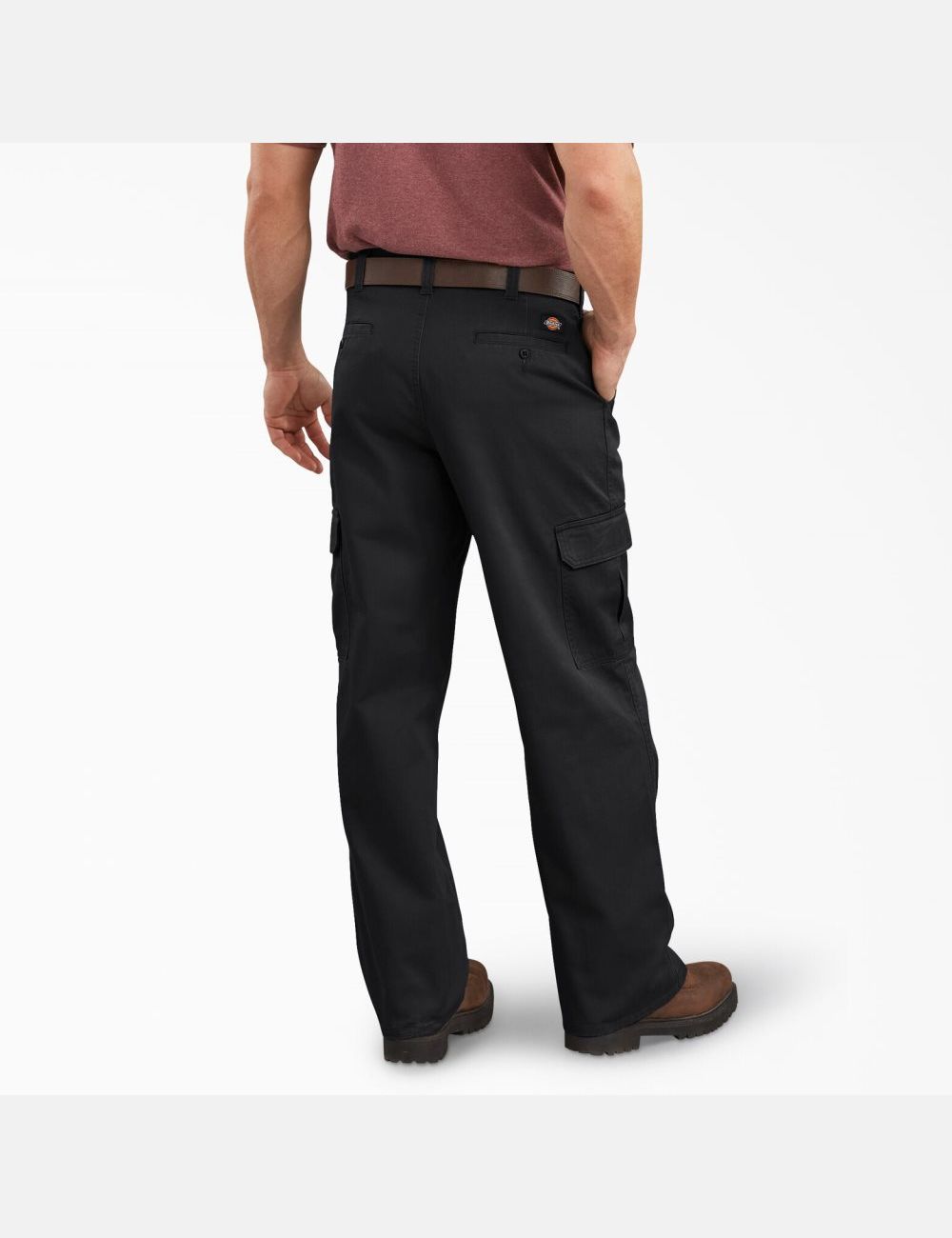 Pantalones Tipo Cargo Dickies Loose Fit Directo Leg Hombre Negras | 5631782-WS