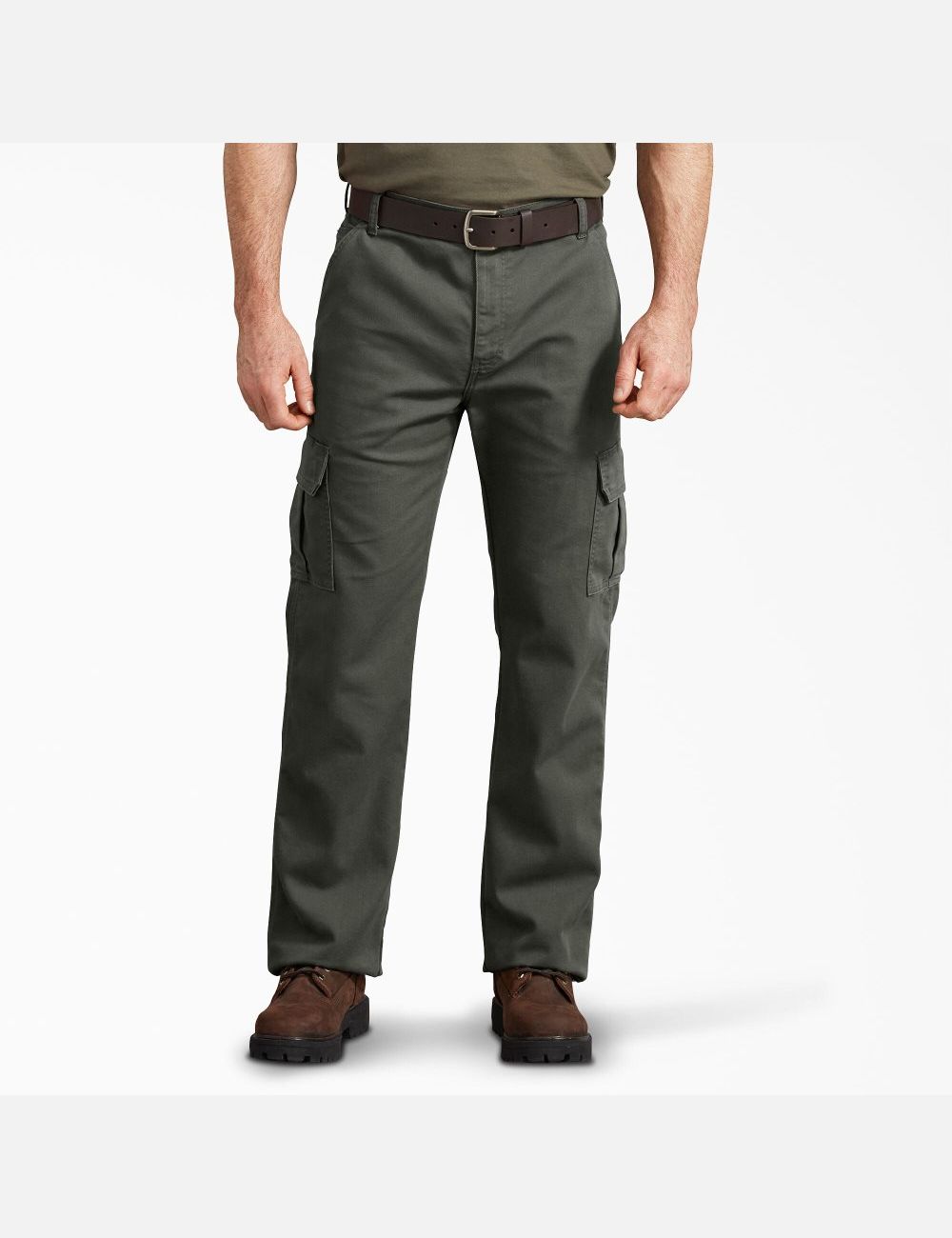 Pantalones Tipo Cargo Dickies Regular Fit Duck Hombre Verde Oliva Verde | 8327491-KL