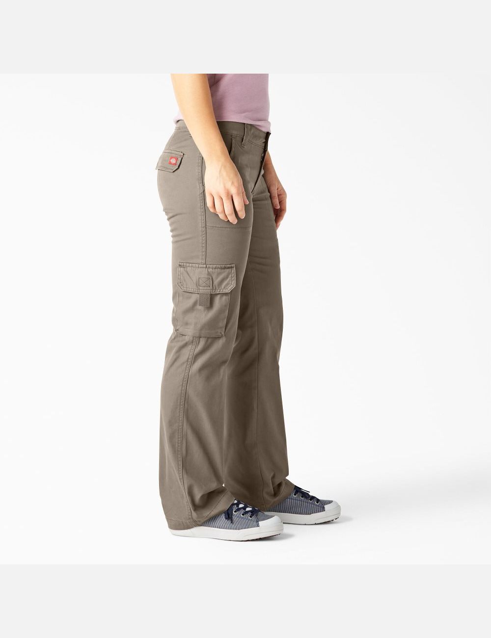 Pantalones Tipo Cargo Dickies Relaxed Fit Mujer Marrones | 3465780-BW