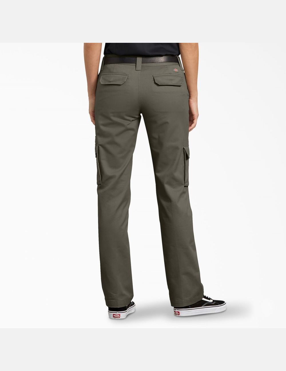 Pantalones Tipo Cargo Dickies Relaxed Fit Mujer Gris Camuflaje | 8924531-LF