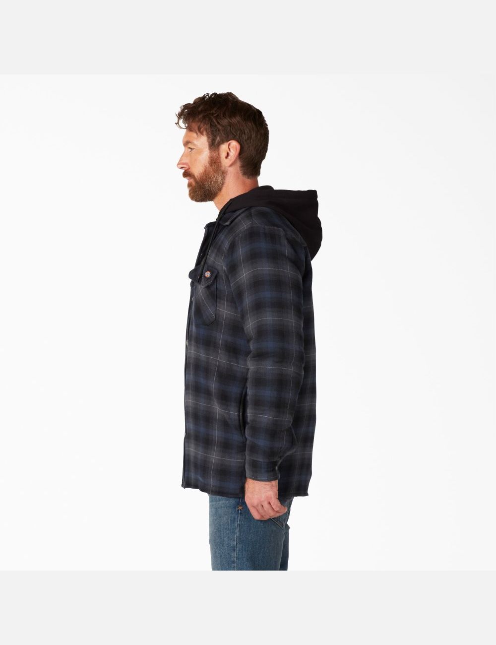 Ropa De Abrigo Dickies Hydroshield Flannel Hombre Negras Azul Marino | 1735048-SP