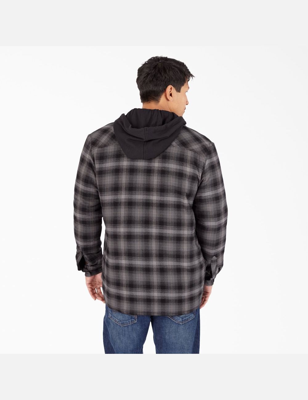 Ropa De Abrigo Dickies Hydroshield Flannel Hombre Negras | 8639017-XH