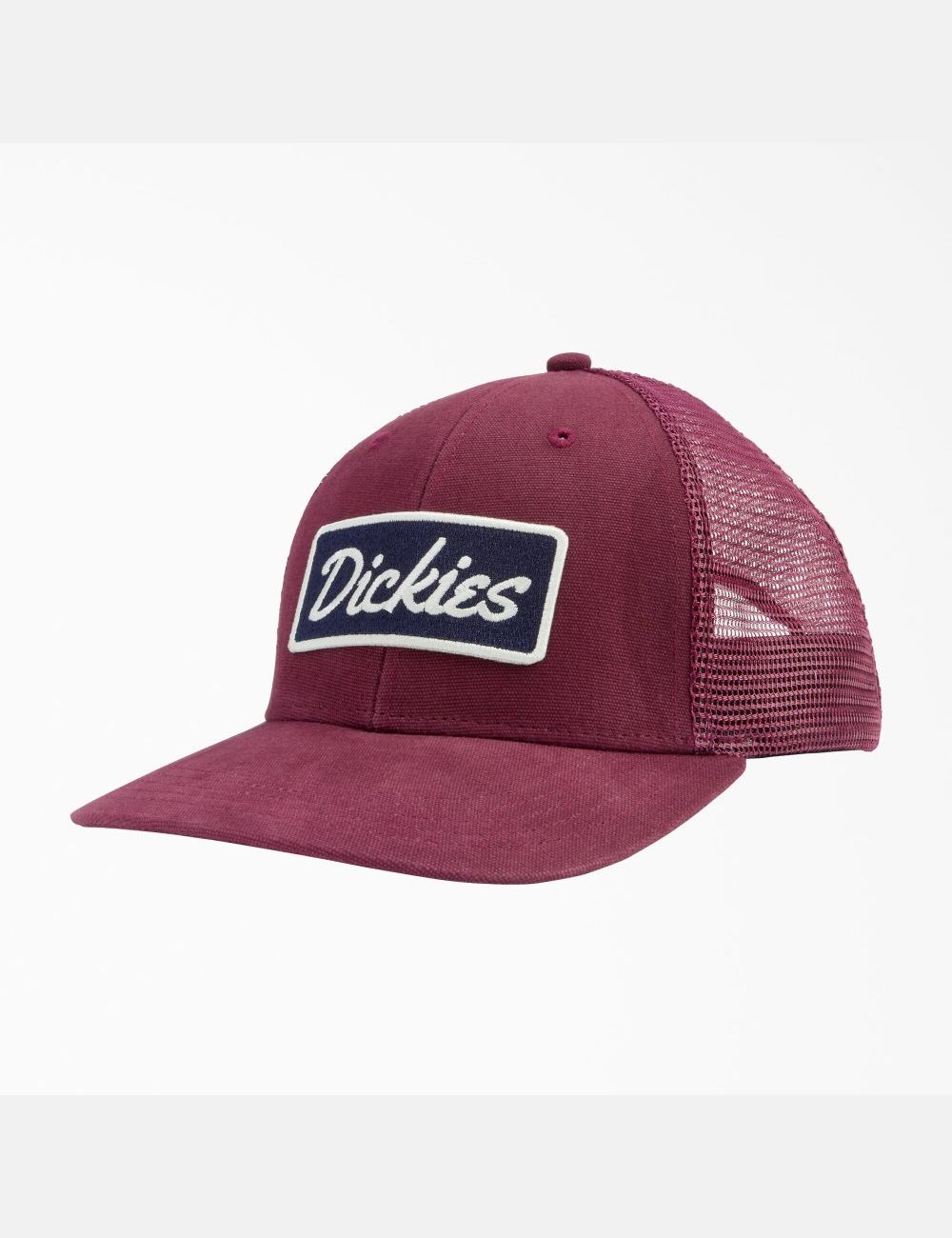 Sombreros Dickies Patch Logo Trucker Unisex Burdeos | 9768210-SO