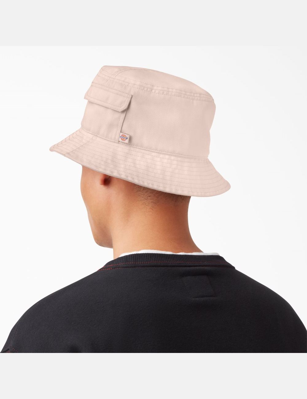 Sombreros Dickies Script Logo Bucket Unisex Rosas | 0478623-AR