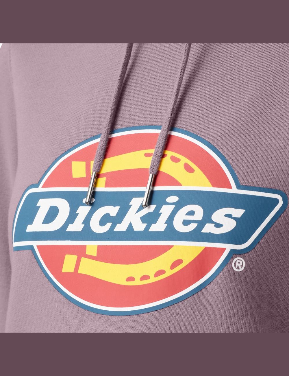 Sudadera Con Capucha Dickies Heavyweight Logo Mujer Moradas | 0135697-YB