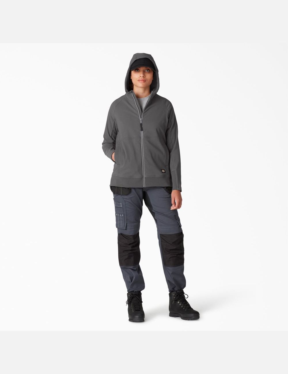 Sudadera Con Capucha Dickies Ultimate ProTect Zip Mujer Gris | 6834597-TS