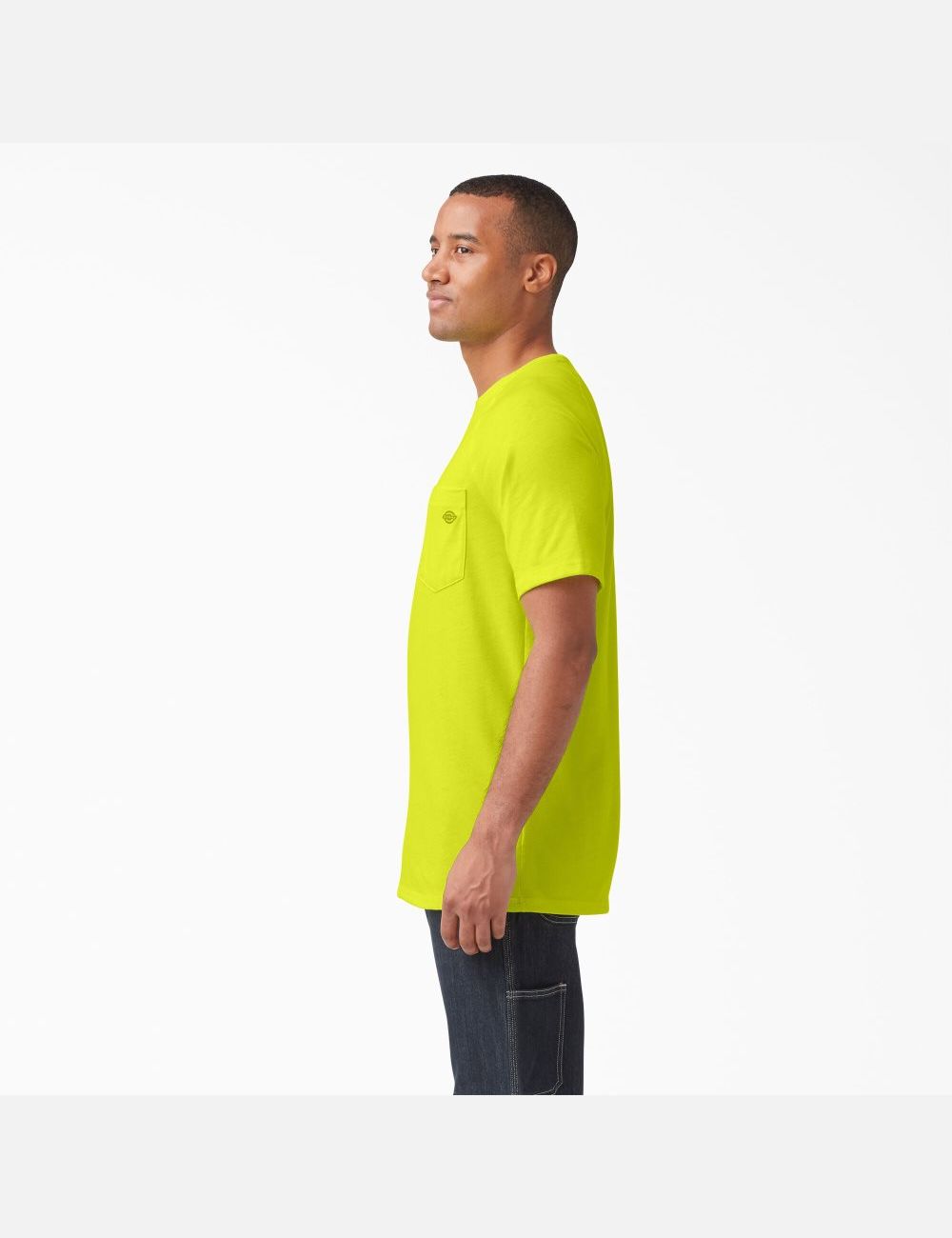 Tops Dickies Cooling Corta Sleeve Hombre Amarillo Claro | 0298734-GP