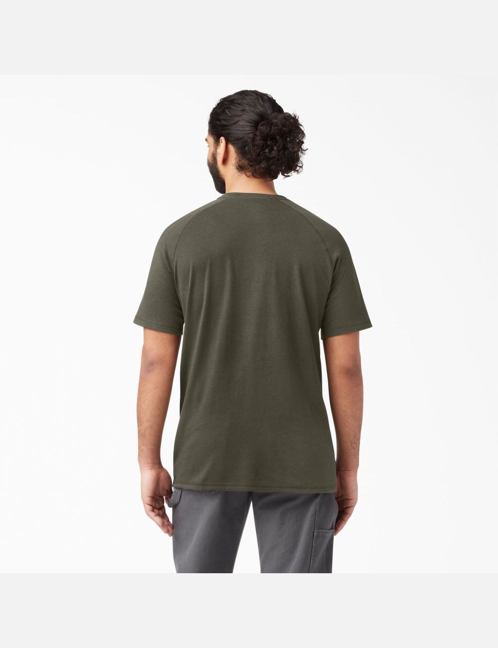 Tops Dickies Cooling Corta Sleeve Hombre Verde | 3248765-SL