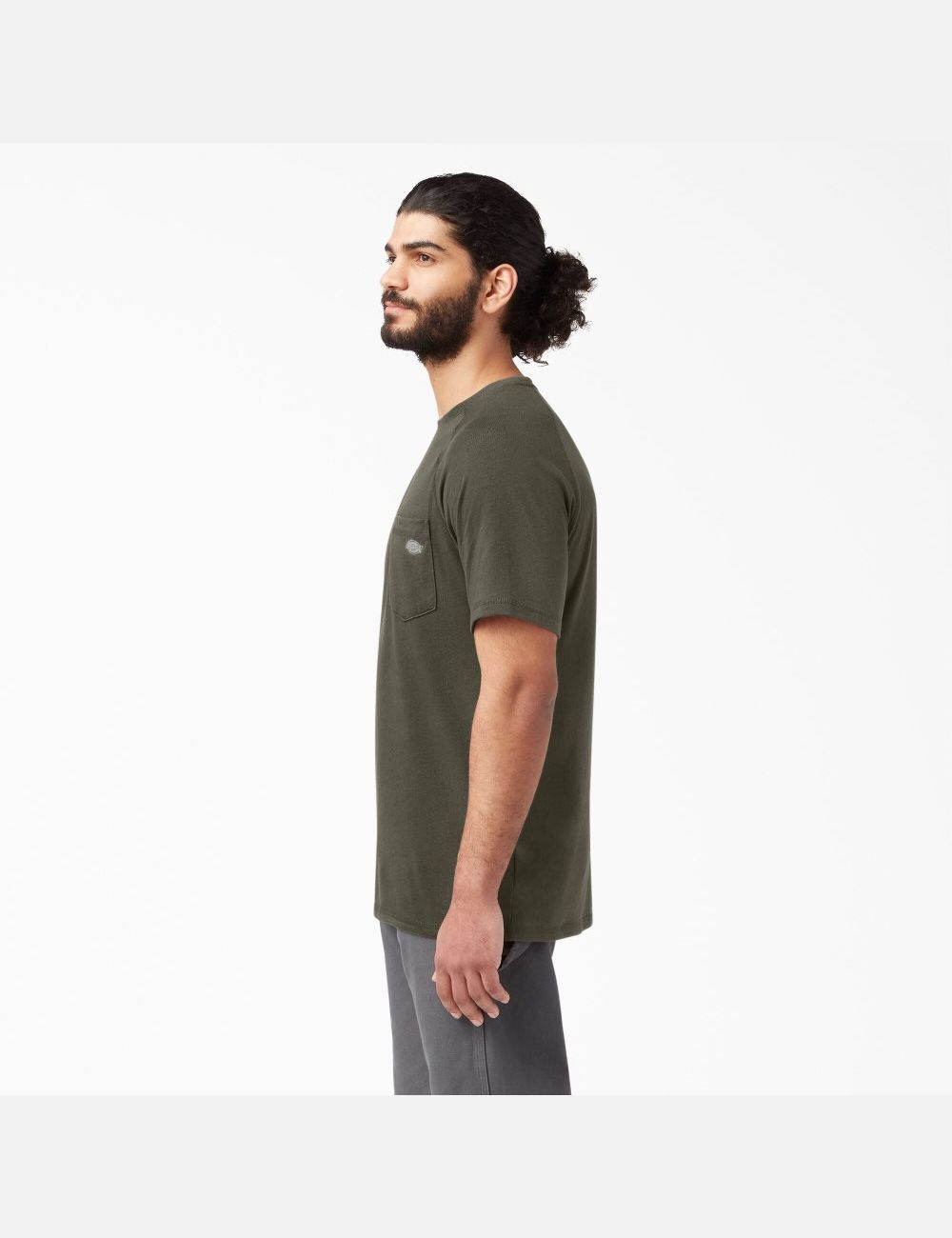 Tops Dickies Cooling Corta Sleeve Hombre Verde | 3248765-SL