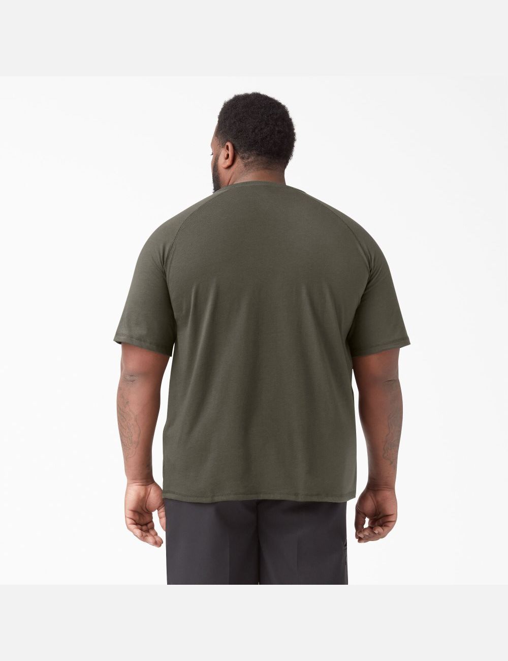 Tops Dickies Cooling Corta Sleeve Hombre Verde | 3248765-SL