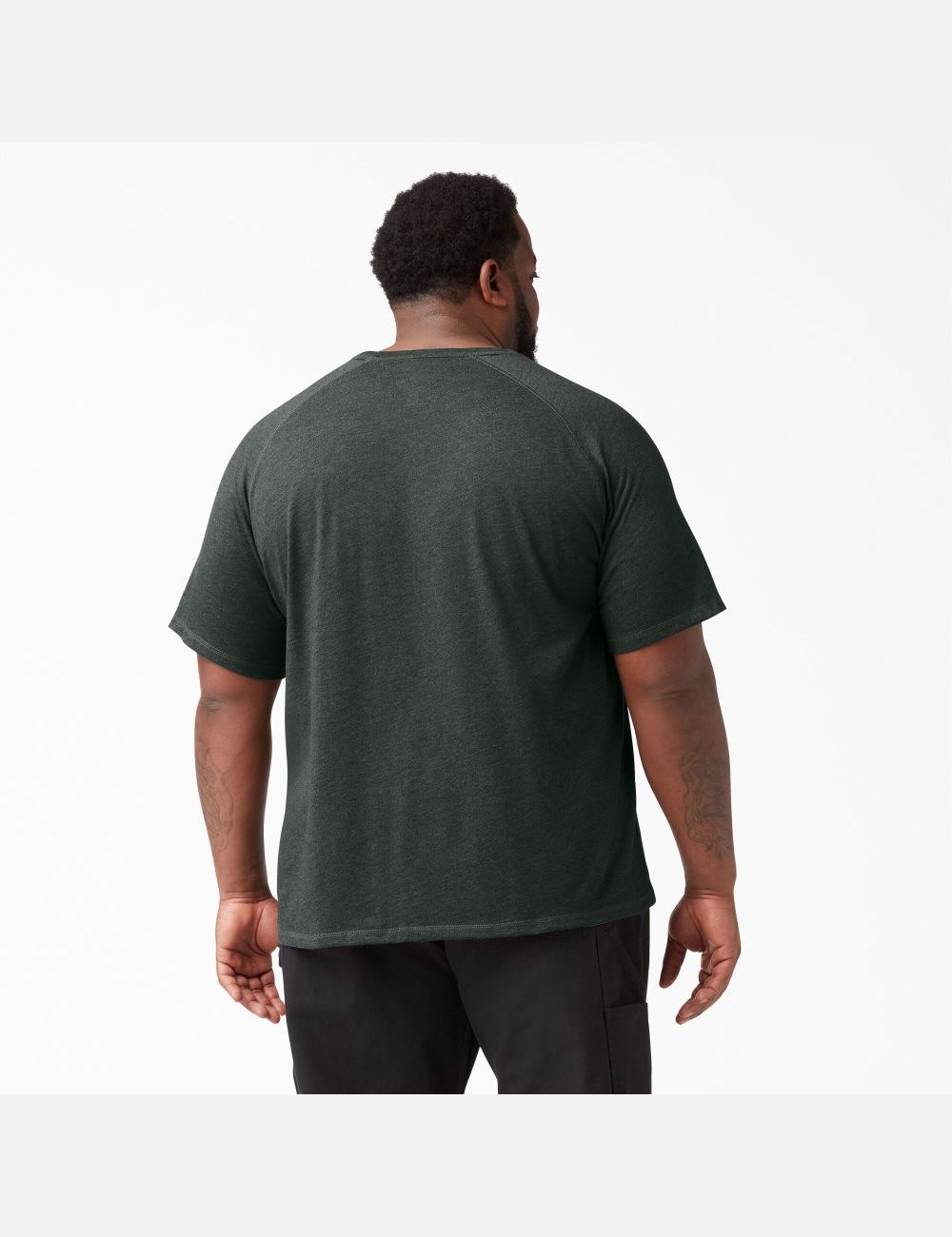 Tops Dickies Cooling Corta Sleeve Hombre Verde | 8142053-NH