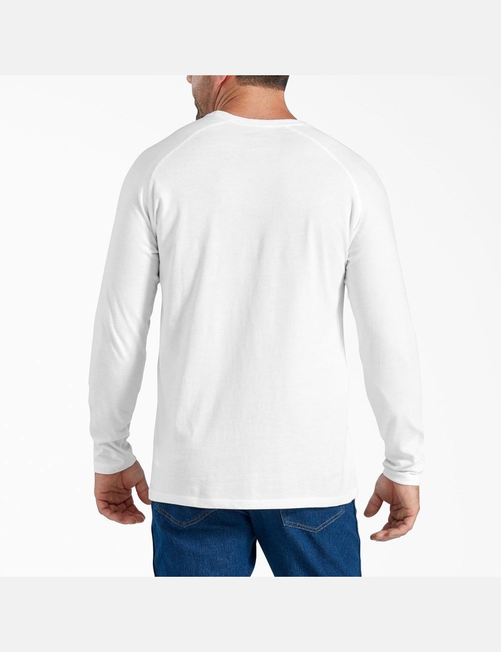 Tops Dickies Cooling Long Sleeve Hombre Blancas | 0875923-CT