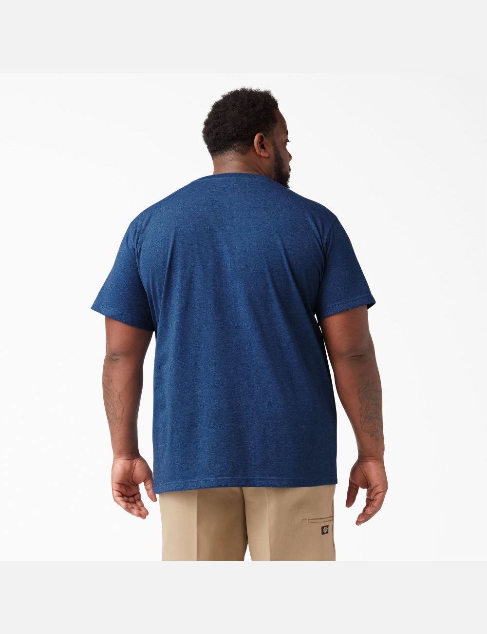 Tops Dickies Corta Sleeve Heavyweight Heathered Hombre Multicolor | 9215487-CZ