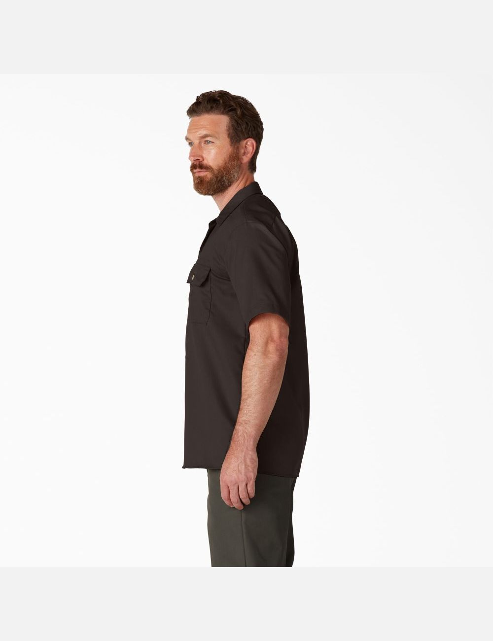 Tops Dickies Corta Sleeve Hombre Marrones Oscuro | 4968172-OC