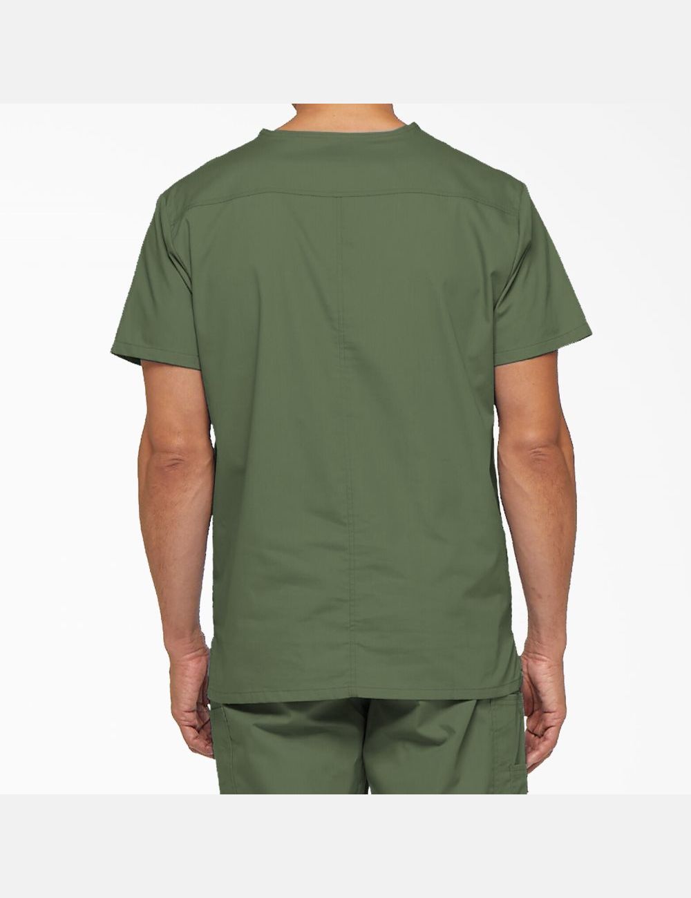 Tops Dickies EDS Signature V-Neck Hombre Verde Oliva Verde | 0195243-CO