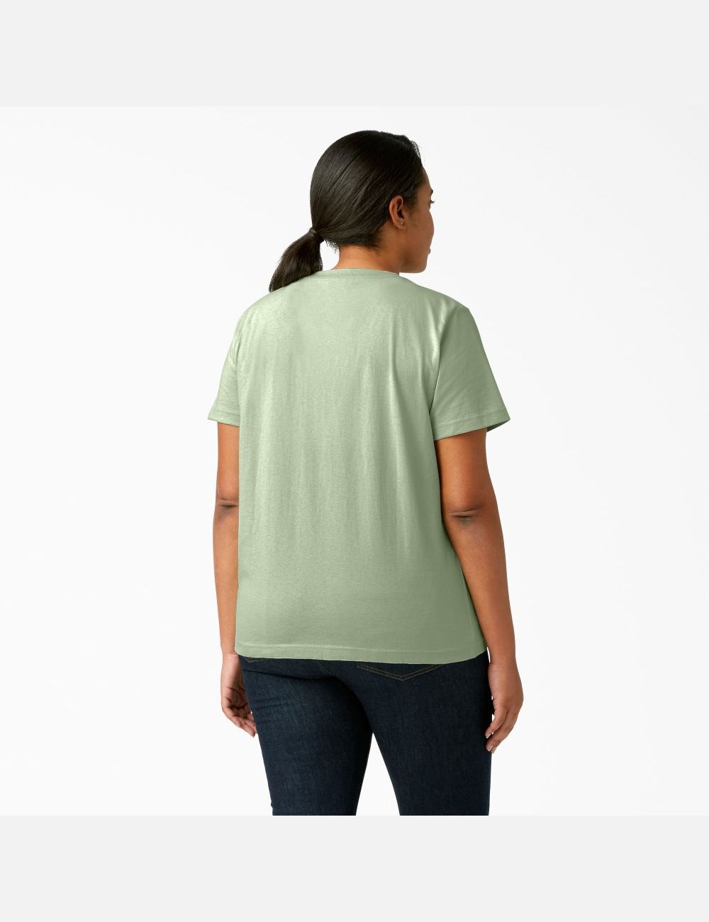 Tops Dickies Plus Logo Estampadas Mujer Verde | 3941678-YU