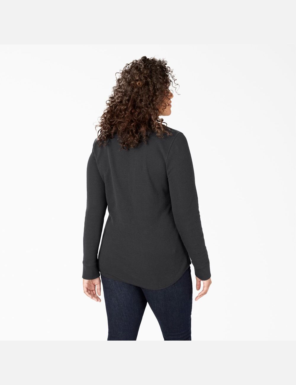 Tops Dickies Plus Thermal Shirt Mujer Negras | 8745619-DQ