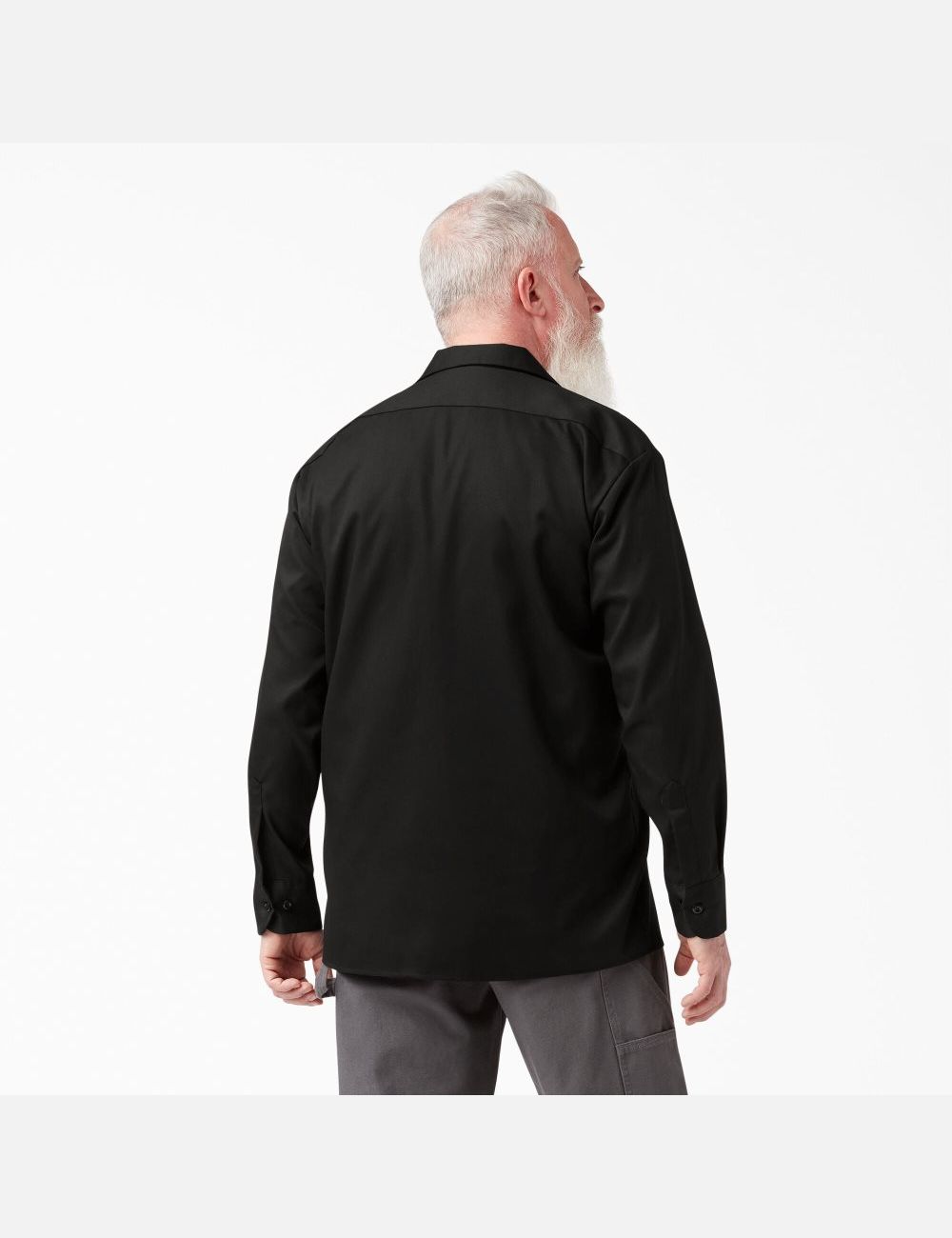 Tops Dickies Relaxed Fit Long Sleeve Hombre Negras | 4039268-YS