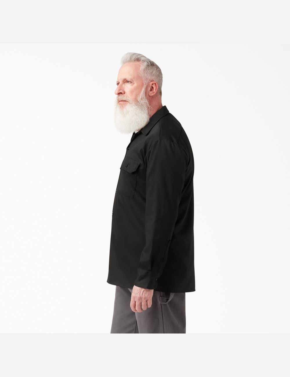 Tops Dickies Relaxed Fit Long Sleeve Hombre Negras | 4039268-YS